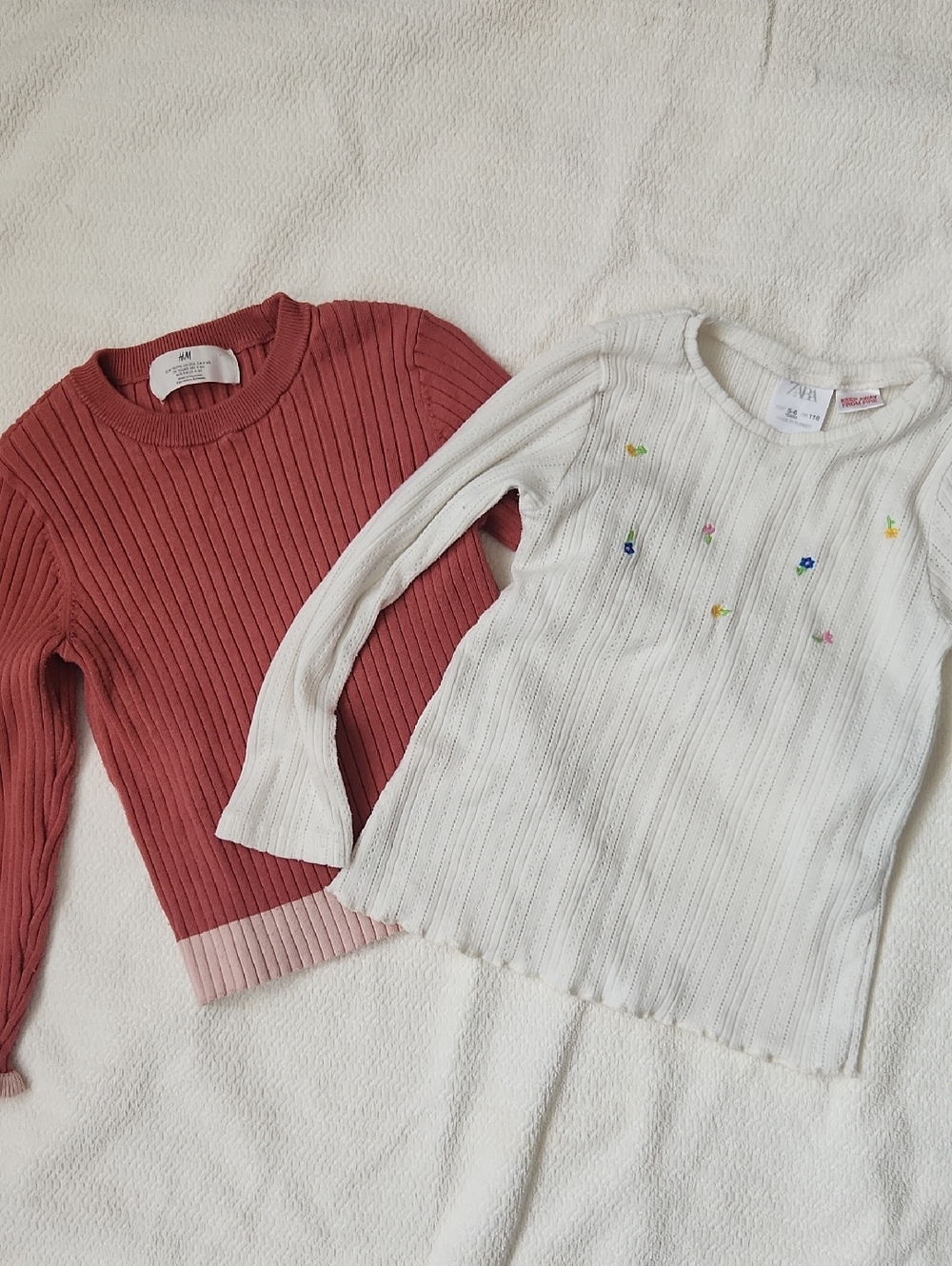 2x Long Sleeve 6T Tops